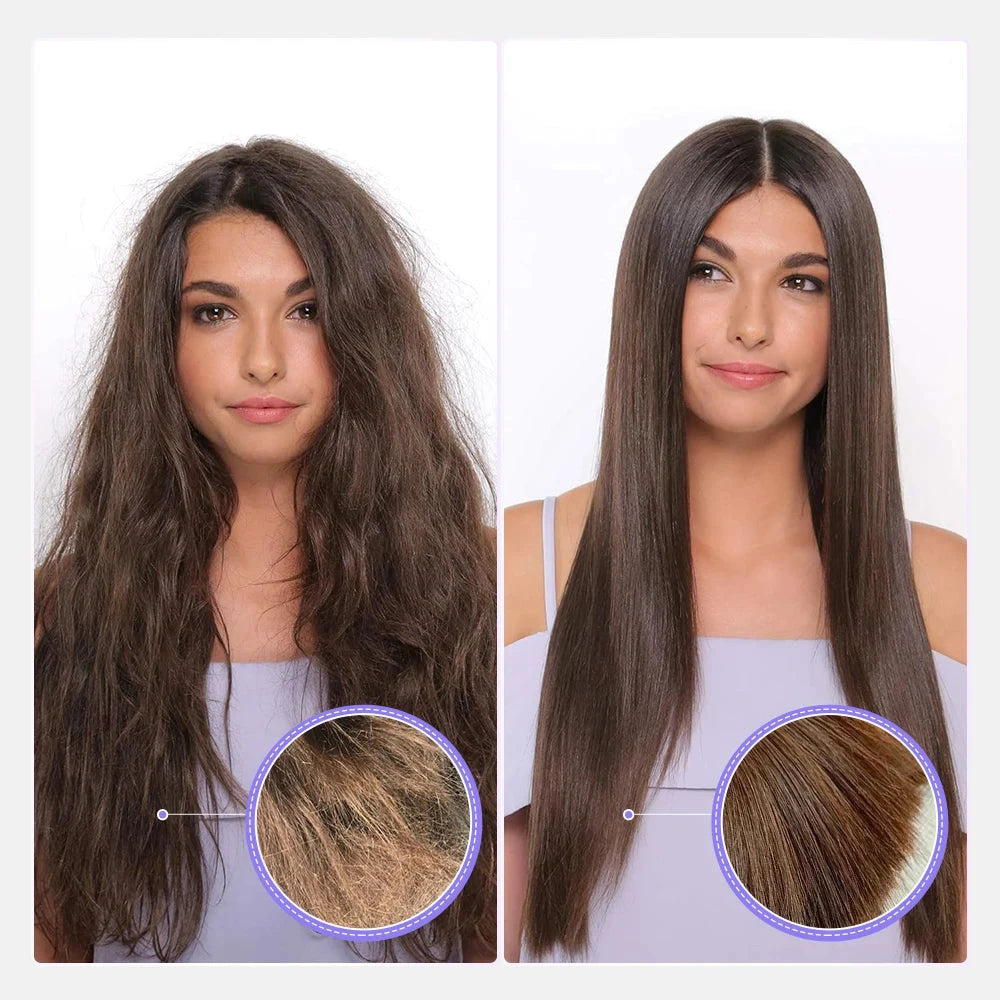 Femme Spray Leave In: Alisamento, Brilho e Reparação para Cabelos Danificados