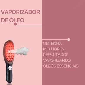 Escova de Terapia Capilar: LedBrush Smarts 4 em 1