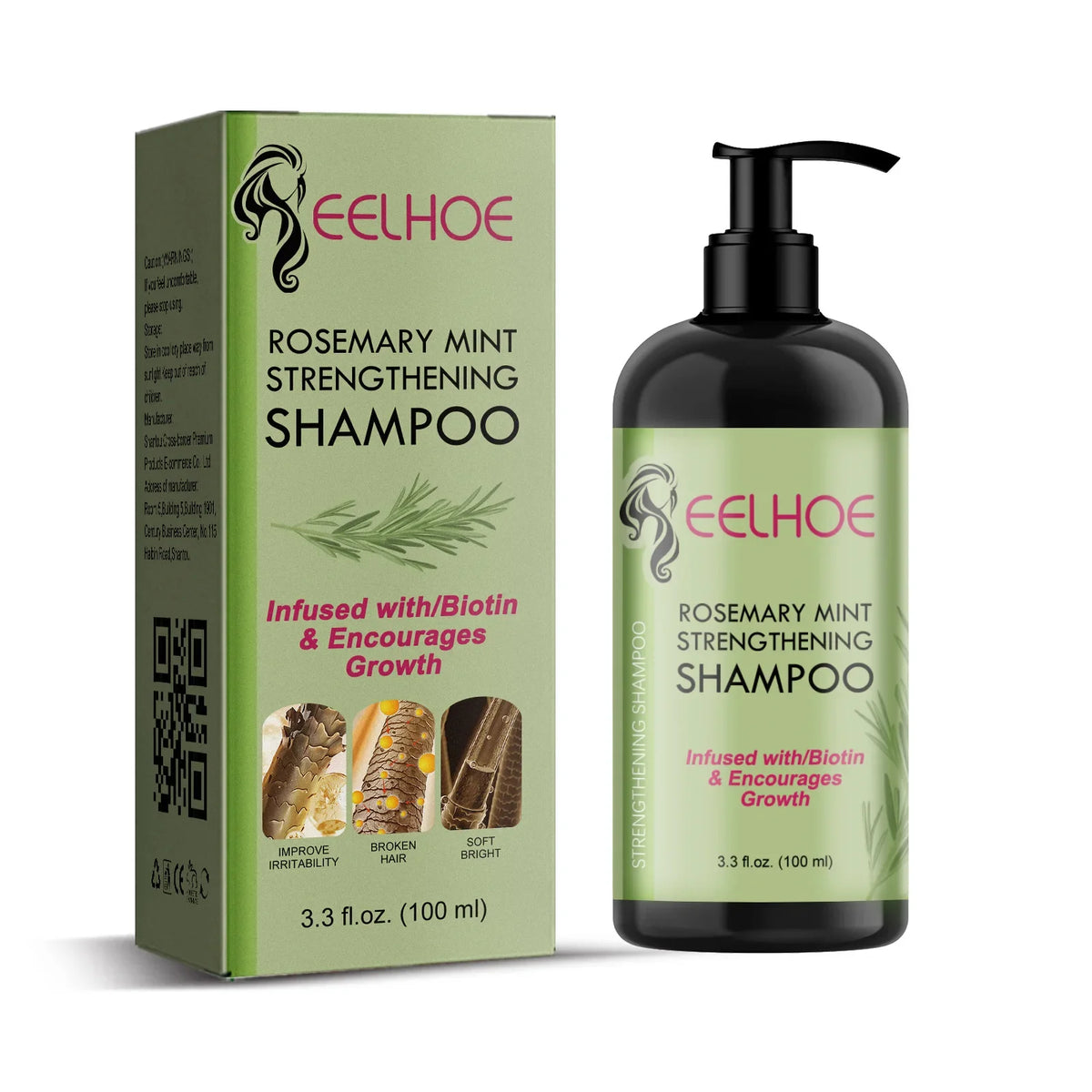 Shampoo Rosemary: Alisa e Repara Cabelos Secos e Danificados