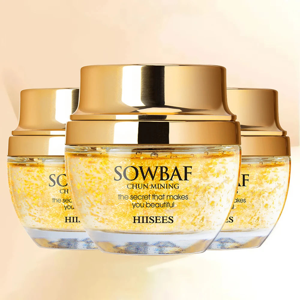 Creme Skincare Ouro 24k: Anti Envelhecimento, Hidratante e Clareador